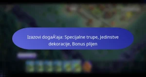 Read more about the article Izazovi događaja: Specijalne trupe, Jedinstve dekoracije, Bonus plijen