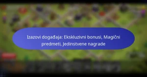 Read more about the article Izazovi događaja: Ekskluzivni bonusi, Magični predmeti, Jedinstvene nagrade