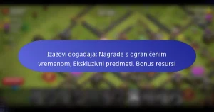 Read more about the article Izazovi događaja: Nagrade s ograničenim vremenom, Ekskluzivni predmeti, Bonus resursi