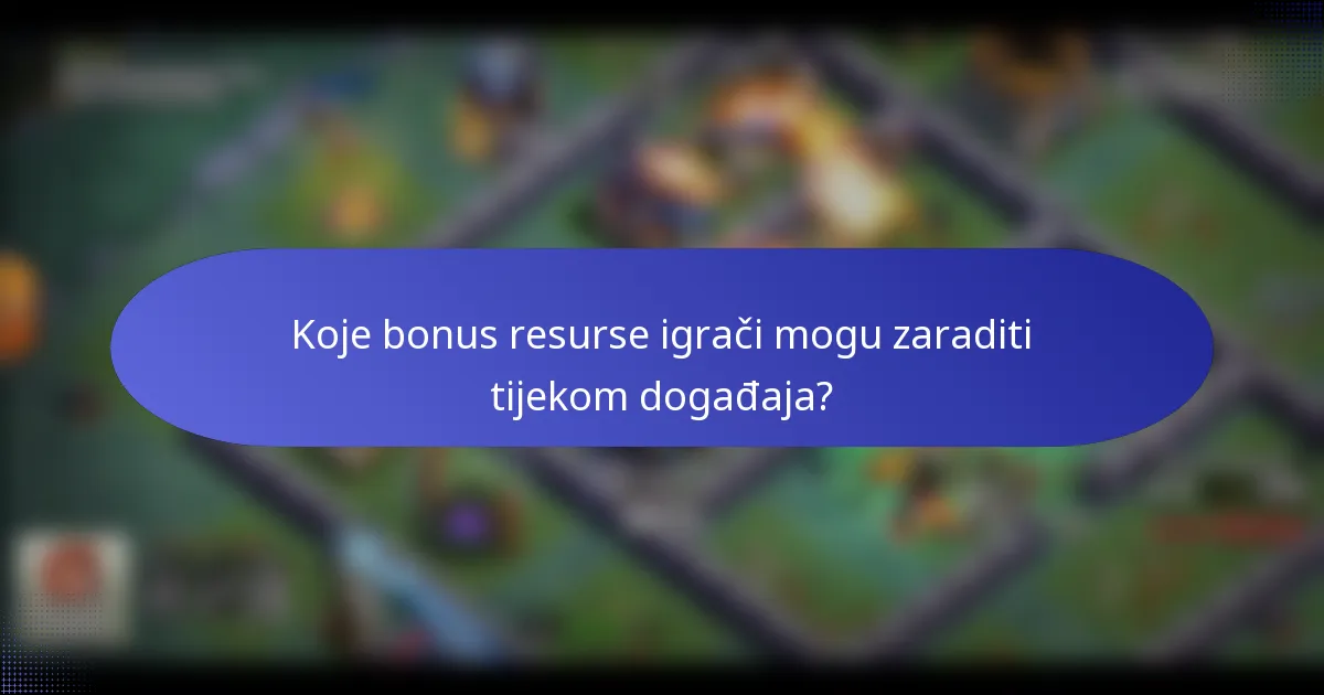 Koje bonus resurse igrači mogu zaraditi tijekom događaja?