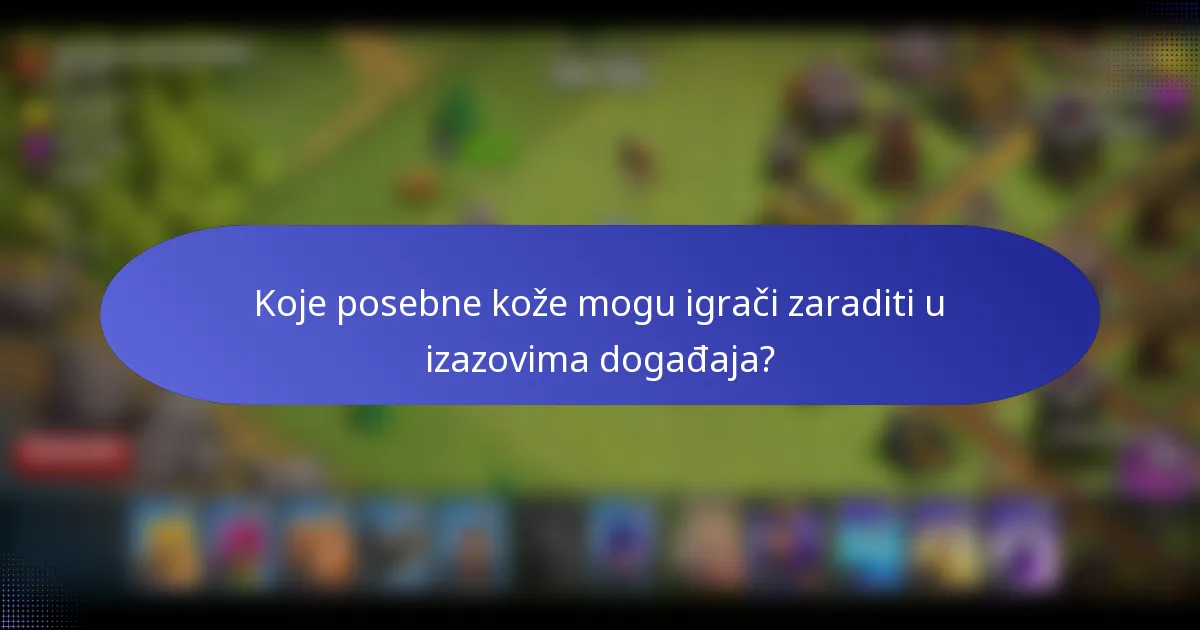 Koje posebne kože mogu igrači zaraditi u izazovima događaja?
