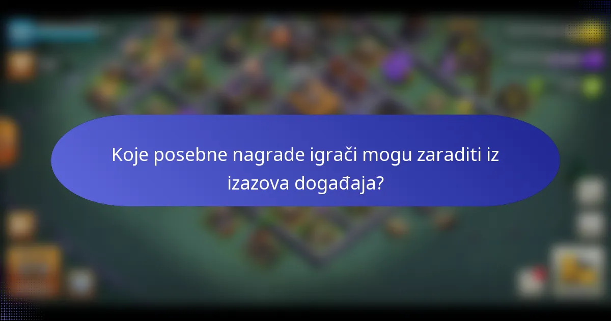 Koje posebne nagrade igrači mogu zaraditi iz izazova događaja?